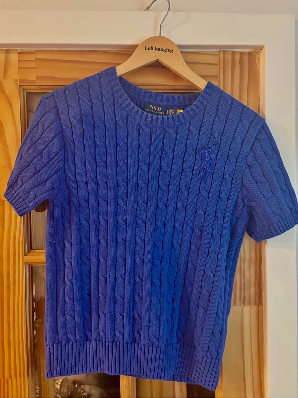 Authentic Ralph Lauren Cable Knit Sweater - Size Large